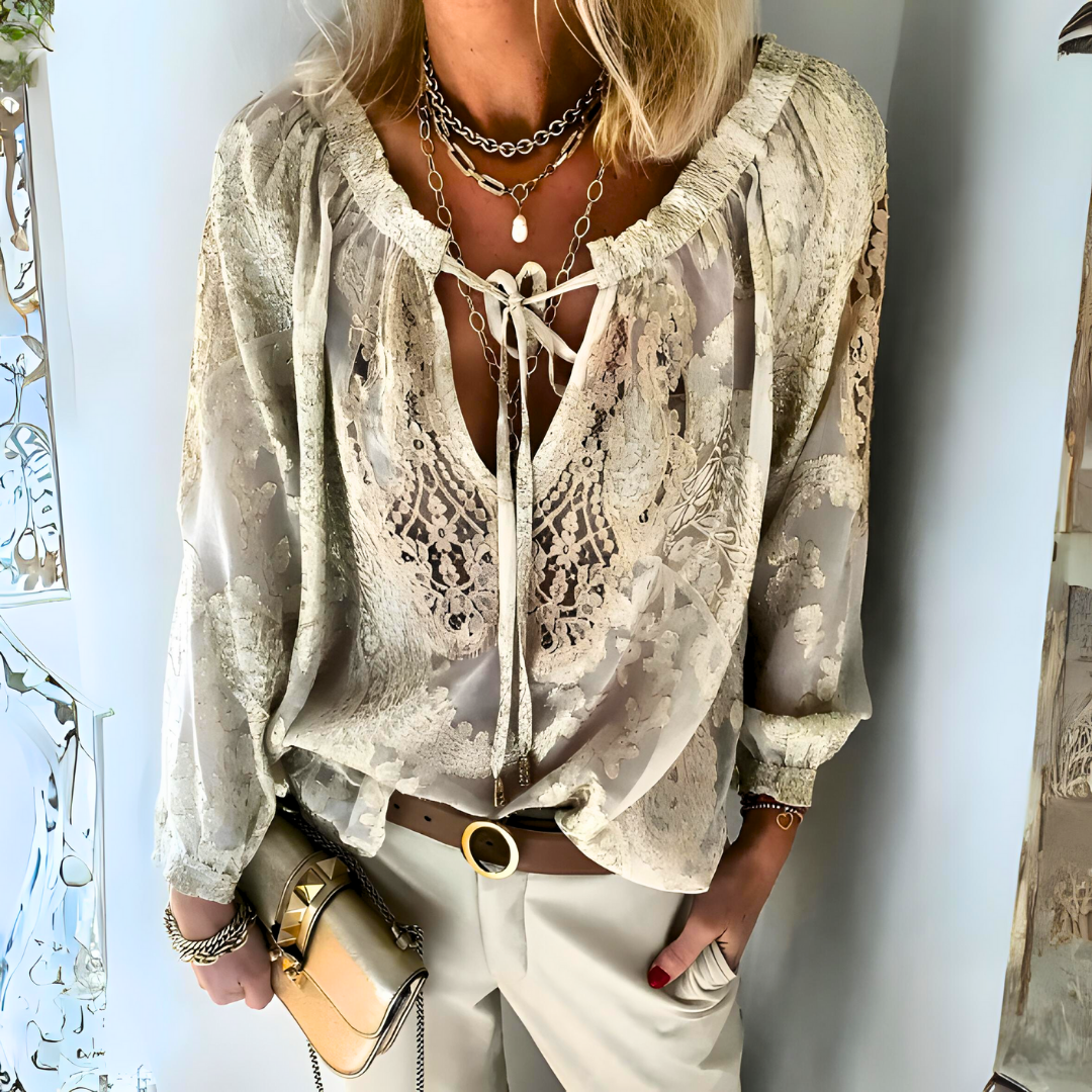 Suzanna™ - Elegant boho blouse