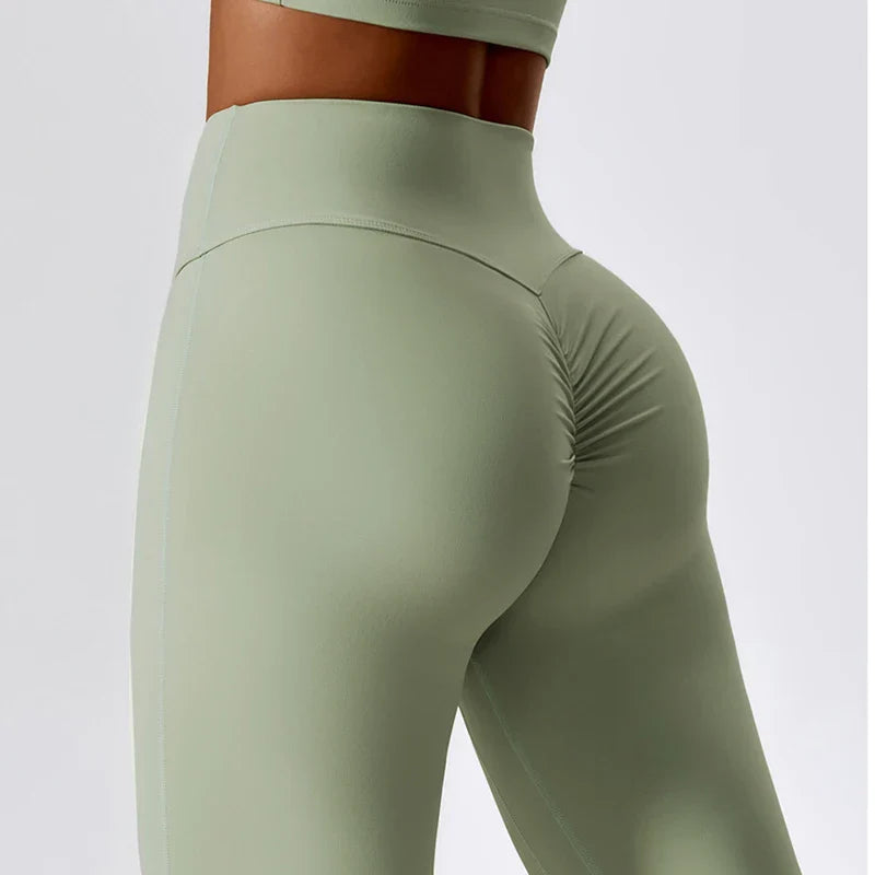 Flared High-Waisted Leggings