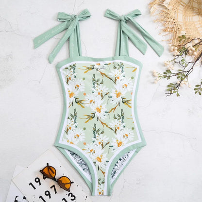 Vintage Charm | Floral Swimsuit