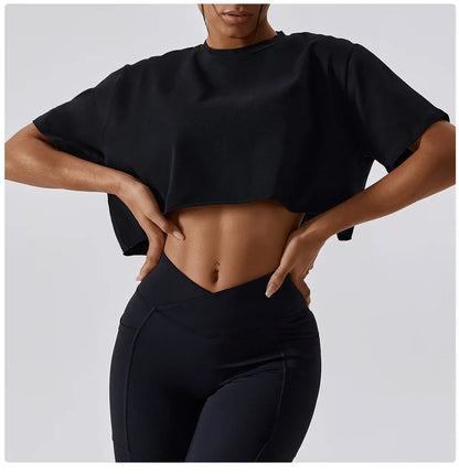 Round Neck Crop Top