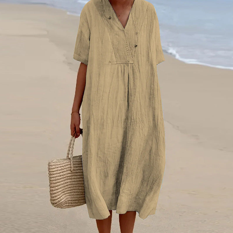 Zella™ - Stylish linen dress