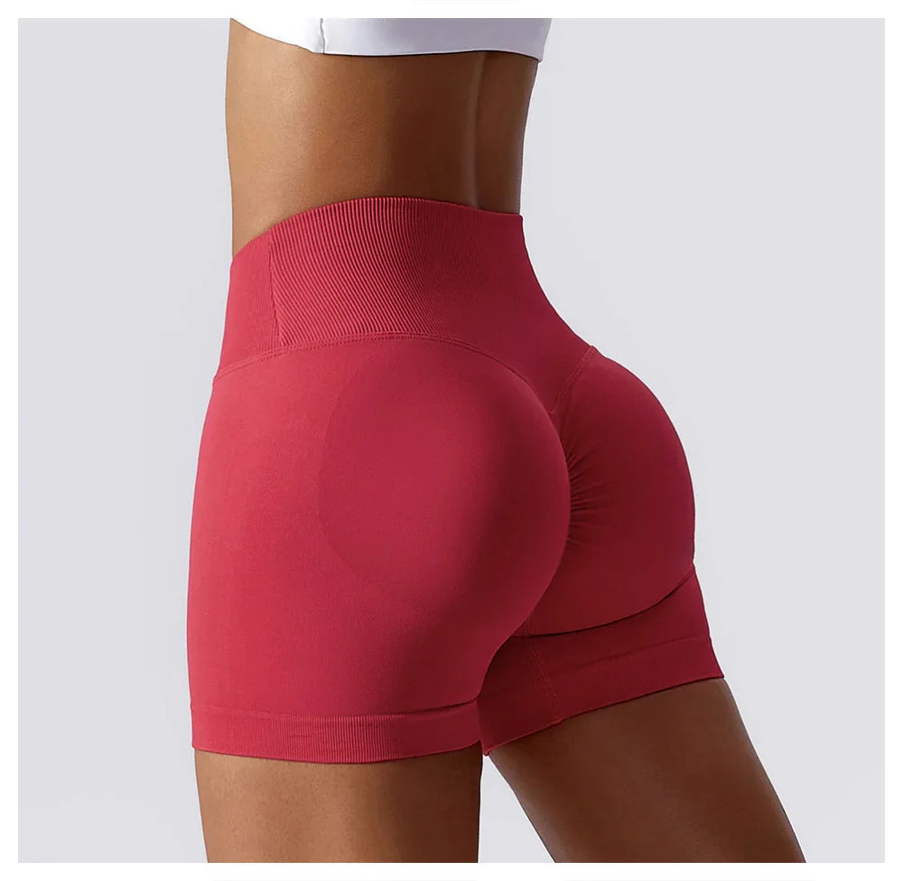 High-Waist Scrunch Butt Shorts