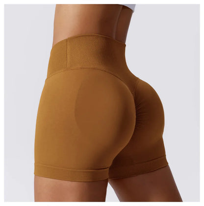 High-Waist Scrunch Butt Shorts