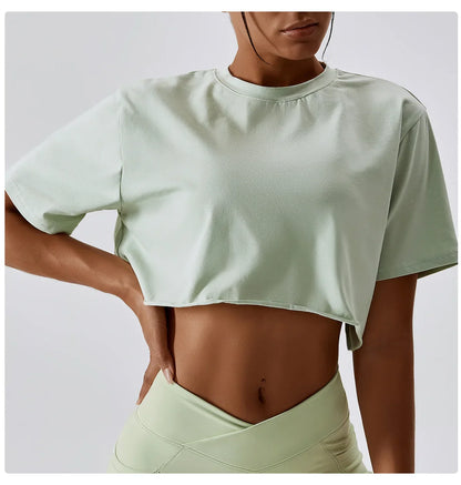 Round Neck Crop Top