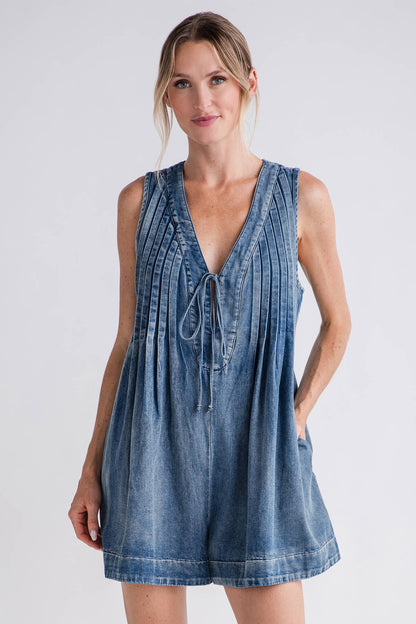 NEW | Bella Denim Romper