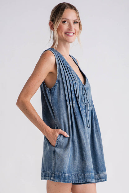 NEW | Bella Denim Romper