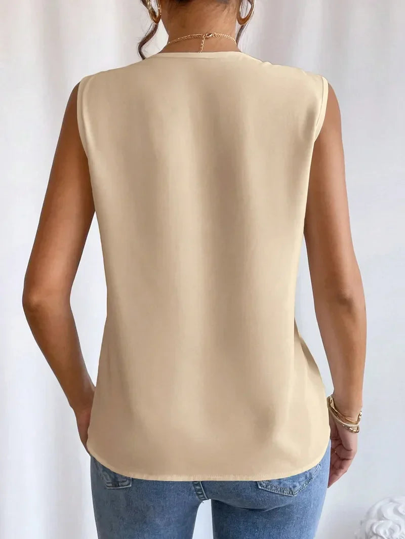 Emma™ - Elegant plain blouse