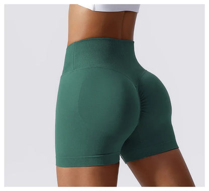 High-Waist Scrunch Butt Shorts