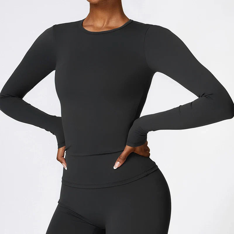 Slim Fit Long Sleeve Top Set