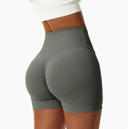 High-Waist Scrunch Butt Shorts